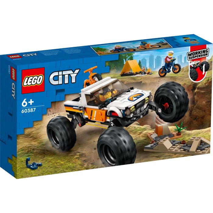 LEGO 60387 CITY 4X4 TERREINWAGEN AV