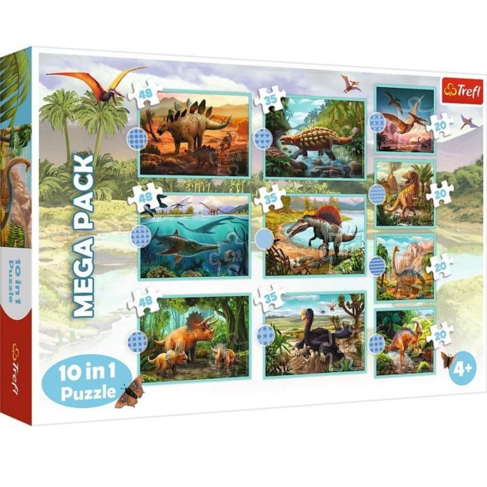 PUZZEL 10 IN 1 MEET ALL THE DINOSAU