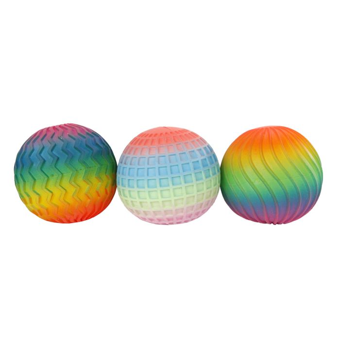 BAL SQUEEZE RAINBOW RIBBEL 7 CM 4 A
