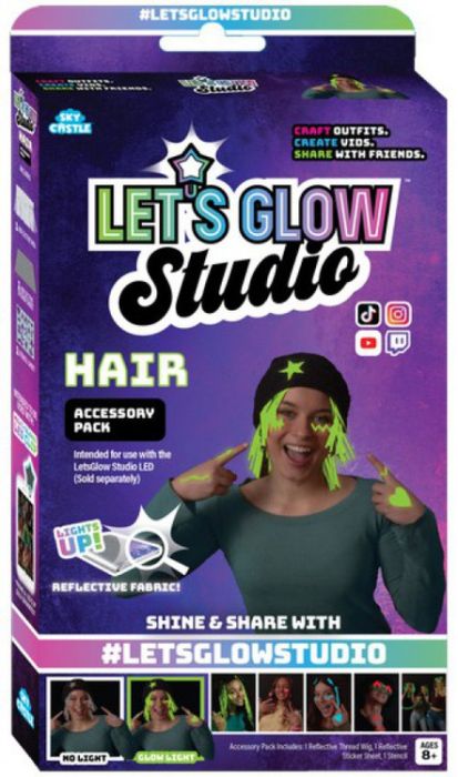 LET'S GLOW STUDIO HAIR ACCESSORY