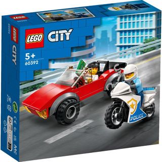 LEGO 60392 CITY ACHTERVOLGING AUTO